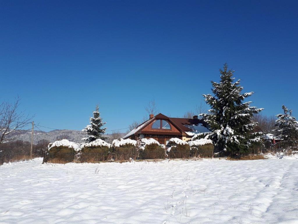Dom Grabowa Z Sauna I Podgrzewanym Basenem Gilowice  Extérieur photo